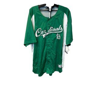 NWT St. Louis Cardinals TrueFan 2XL St. Patrick's Day Jersey - Green